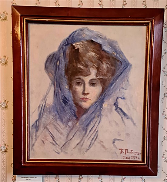 039-Неизвестная в голубом, 1914